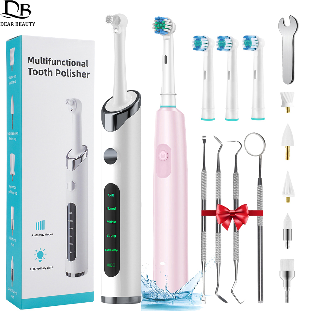 Whitening Teeth Dentist - Electric Tooth Polisher Dental Scaler Rechargeable