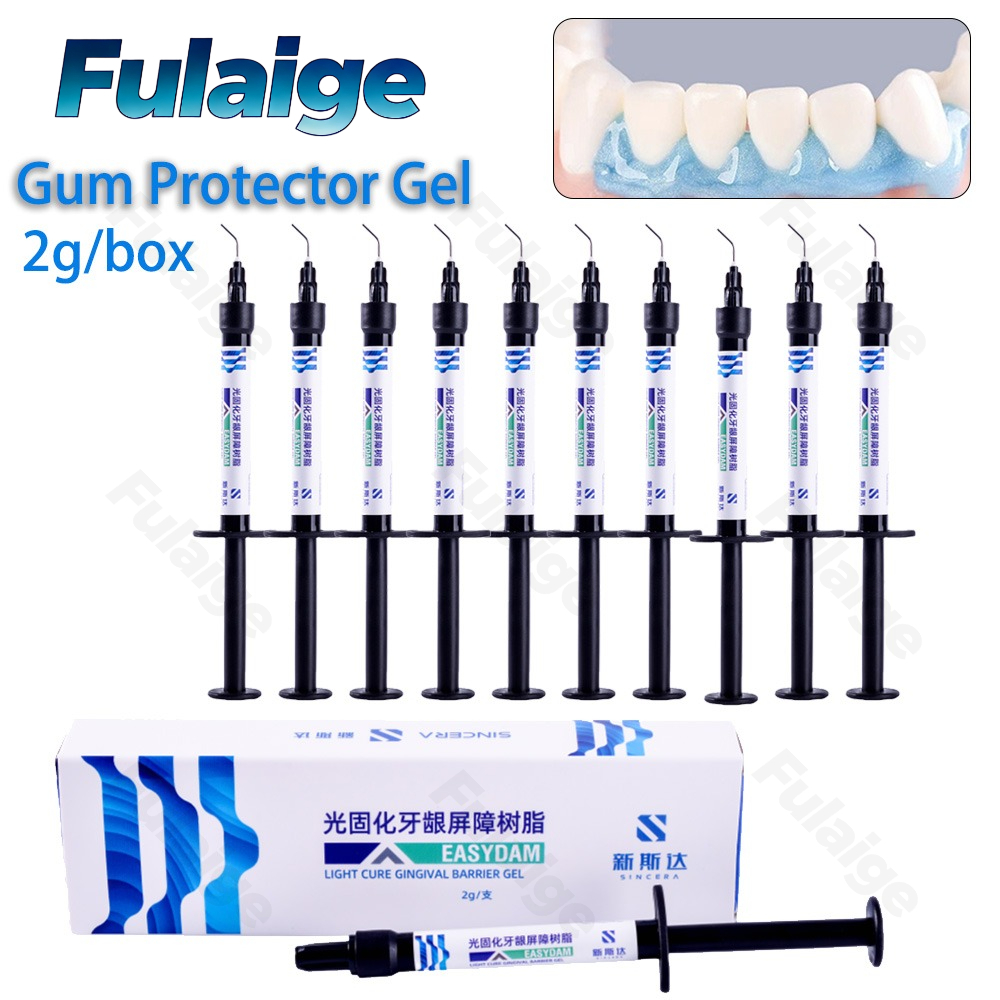 Teeth Whitening Gingival Barrier - 2g/box Dental Gum Protector Gel Light