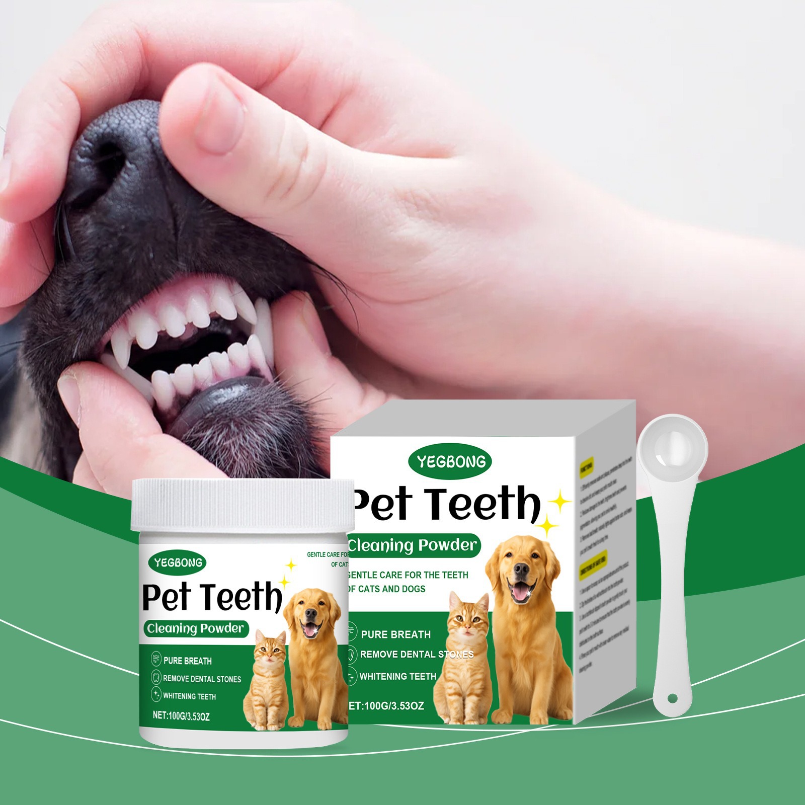 Teeth Whitening Quotes - Pet Teeth Cleaning Powder Reduce Dental