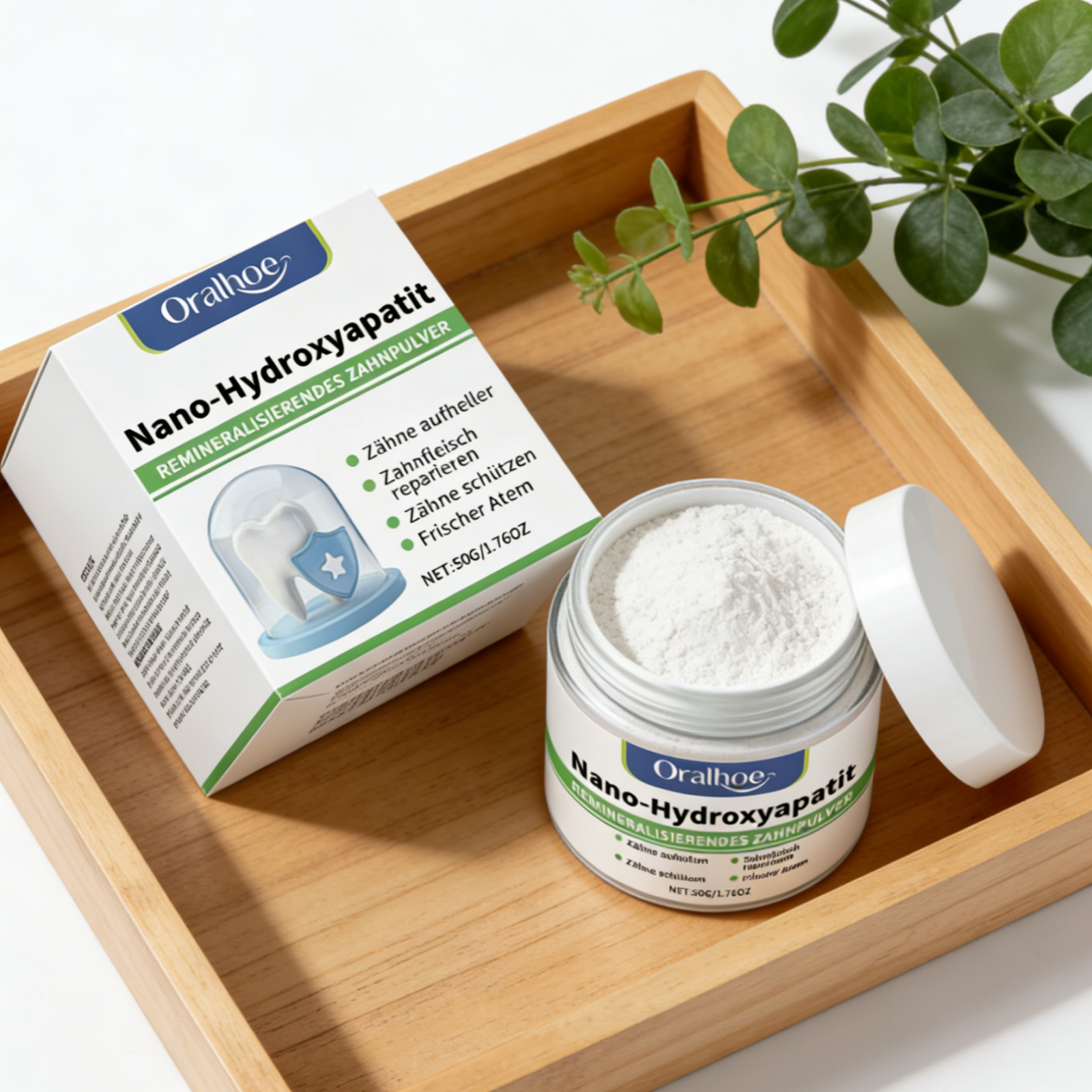 Teeth Whitening Co - Oralhoe Nano Hydroxyapatite Teeth Whitening Gum