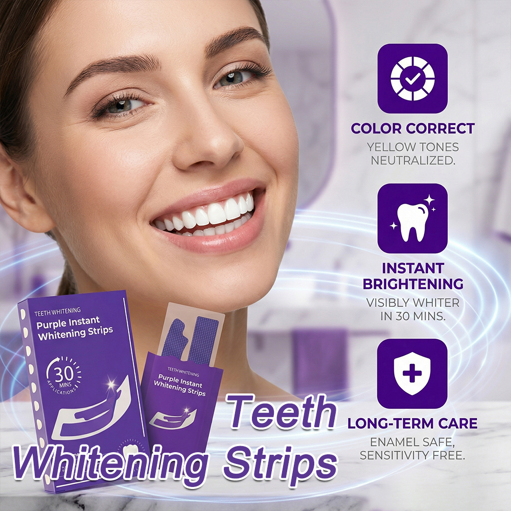 Purple Teeth Whitening Strips- - Teeth Whitening In Office 评论和价格