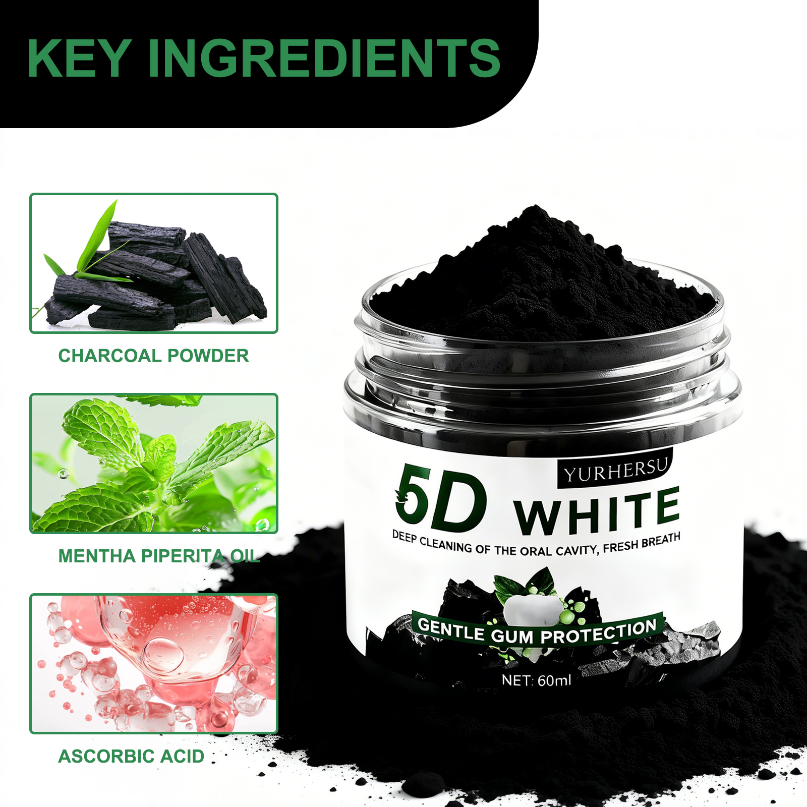 Bamboo Charcoal Teeth Whitenin - Teeth Whitening Co 评论和价格