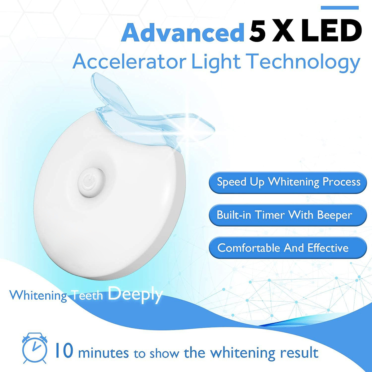 Teeth Whitening Kit - 5X LED L - Teeth Whitening Quotes 评论和价格
