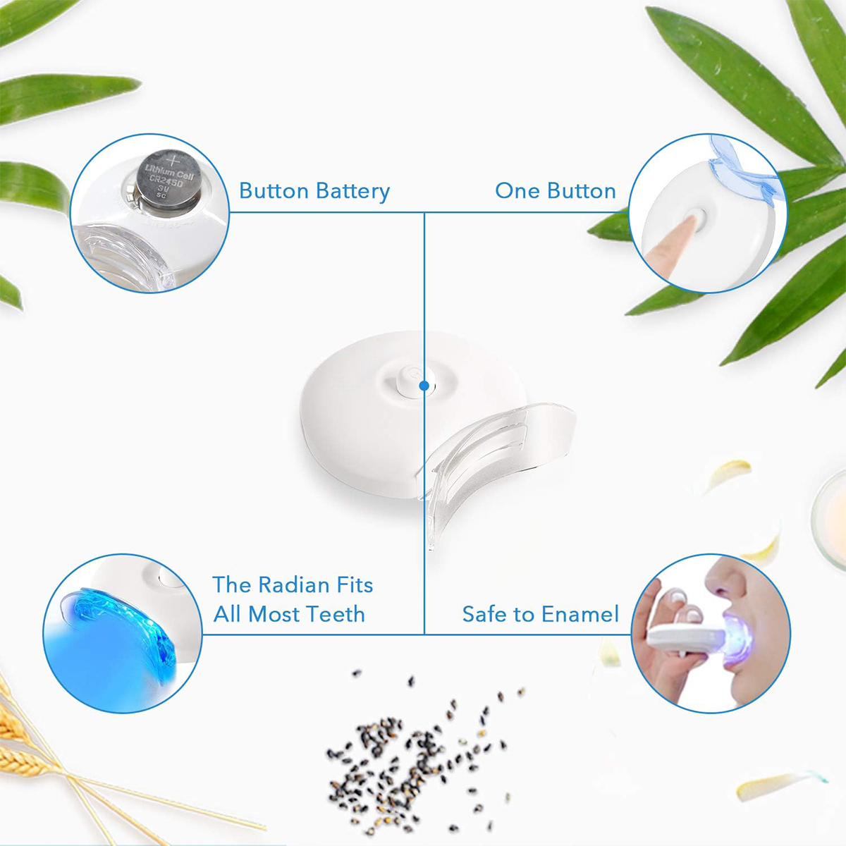 Teeth Whitening Kit - 5X LED L - Teeth Whitening Quotes 评论和价格