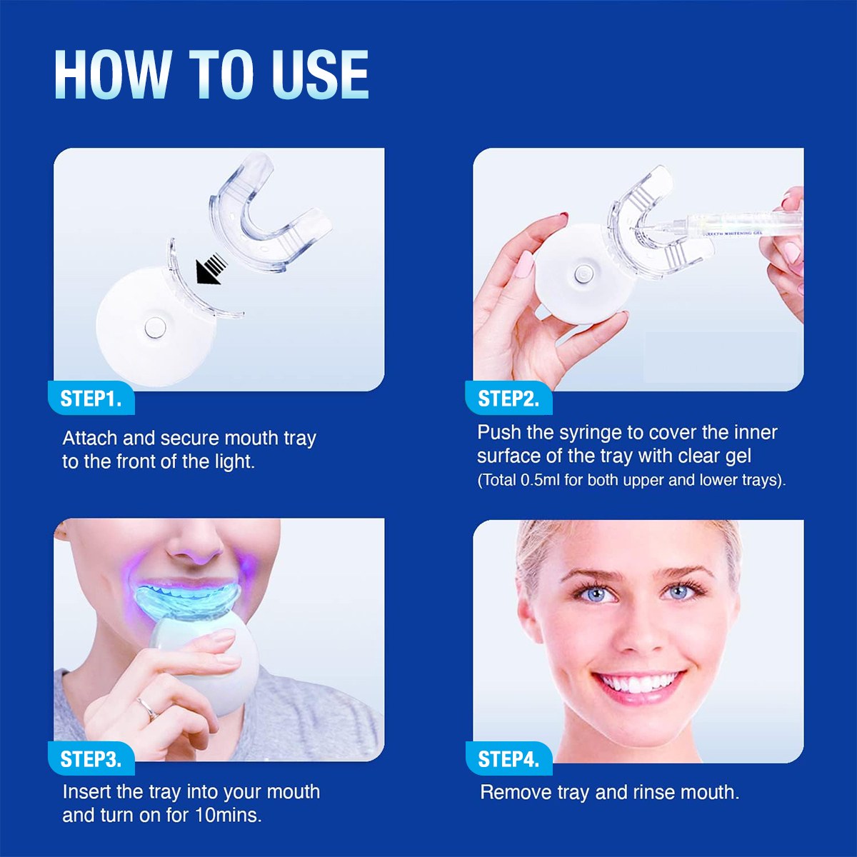 Teeth Whitening Kit - 5X LED L - Teeth Whitening Quotes 评论和价格