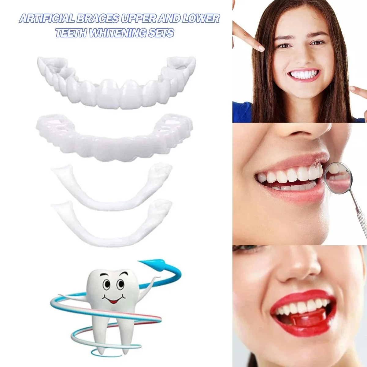 Reusable Temporary False Teeth - Teeth Whitening Uneven 评论和价格