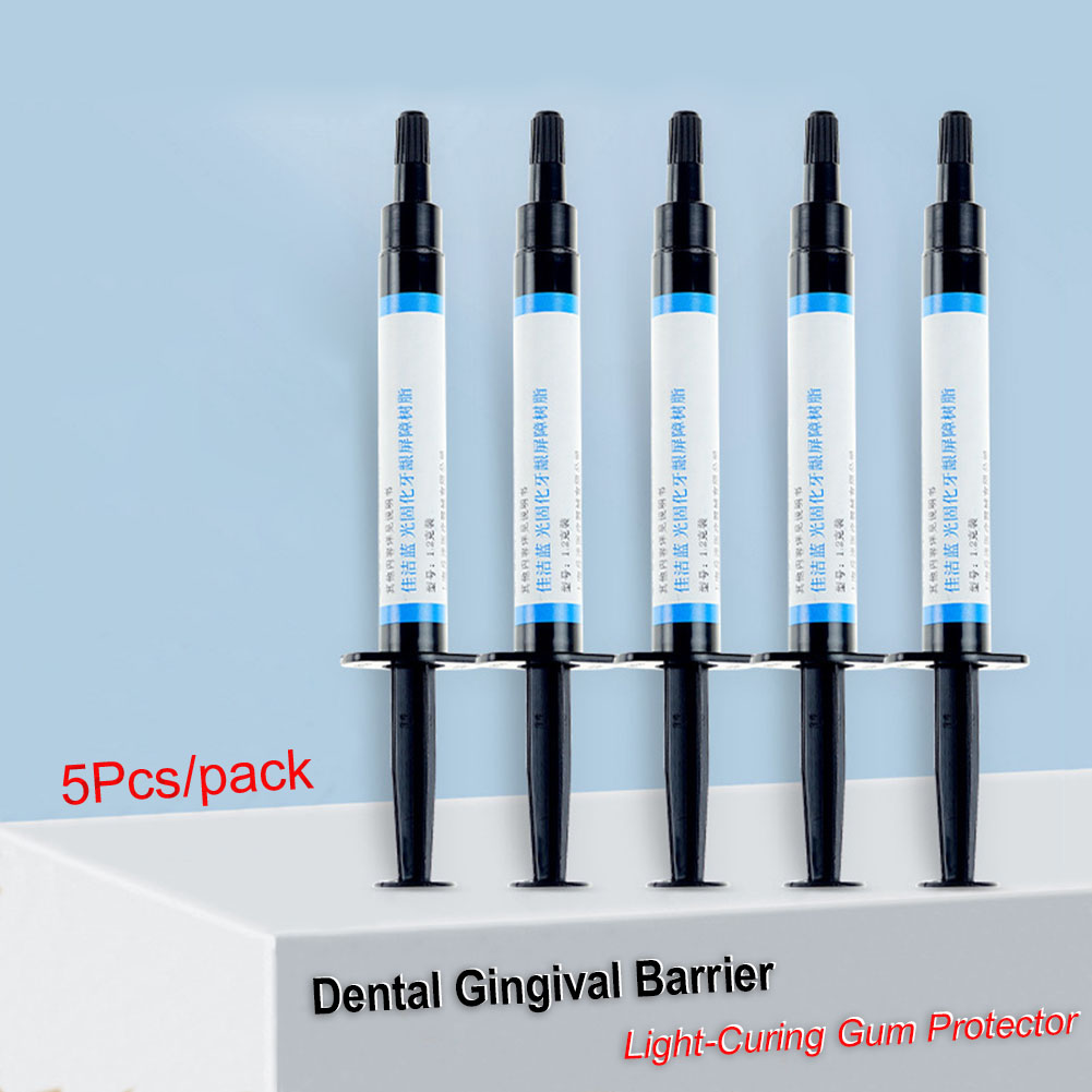 5Pcs/pack Light Curing Gingiva - Teeth Whitening Gingival Barrier 评论和价格