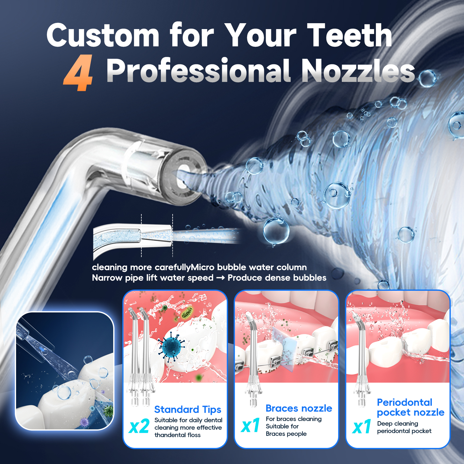 Mornwell 5032 Water Floss Soni - Teeth Whitening In Office 评论和价格