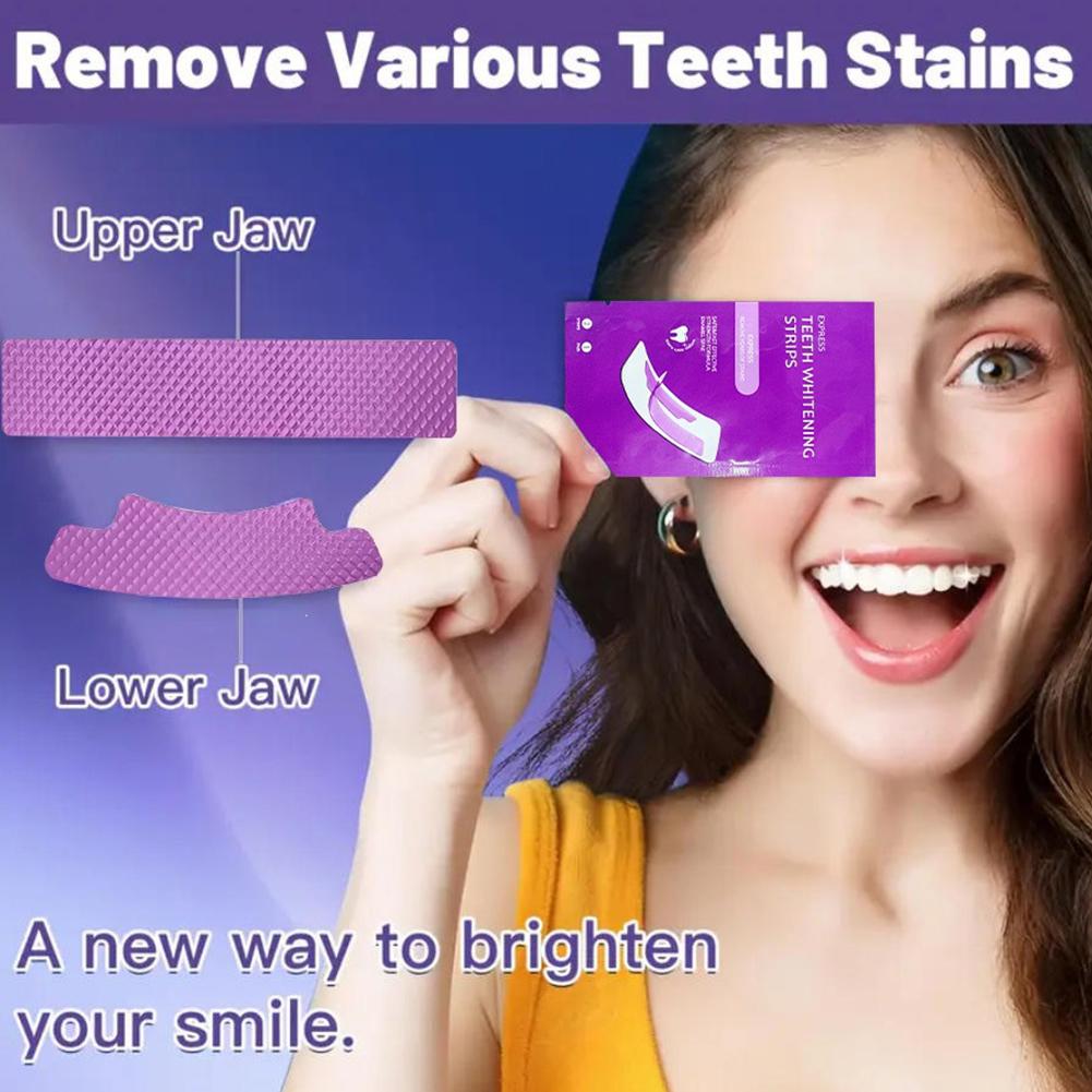 Purple Teeth Whitening Strips  - Teeth Whitening In Office 评论和价格
