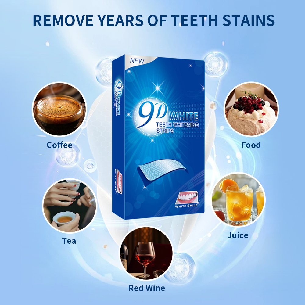 9D White Teeth Whitening Strip - Teeth Whitening In Office 评论和价格
