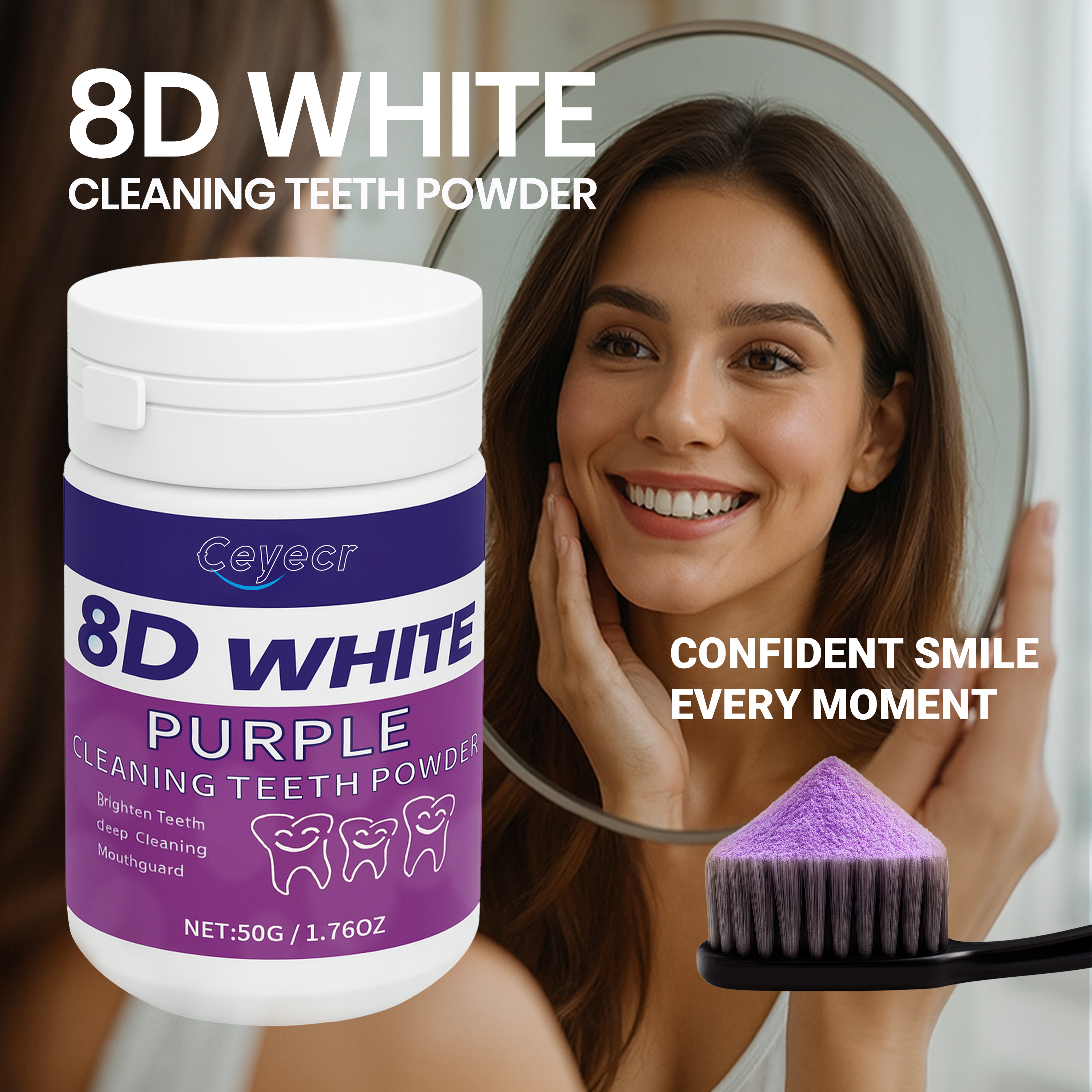 8D white Teeth Whitening Powde - Teeth Whitening Quotes 评论和价格