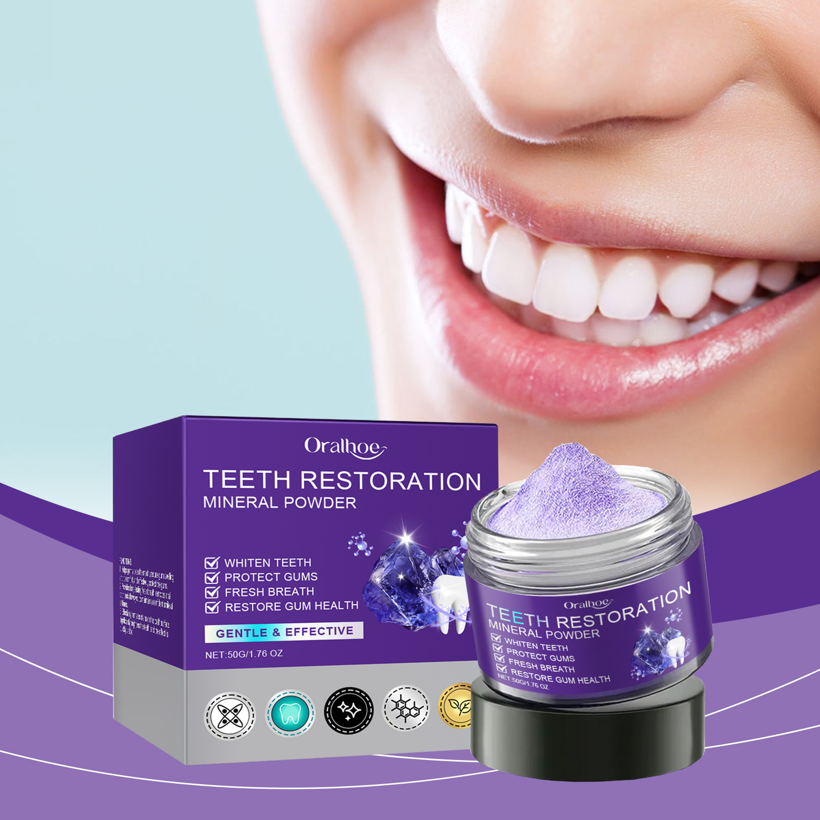 Teeth Restoration Mineral Powd - Teeth Whitening Quotes 评论和价格