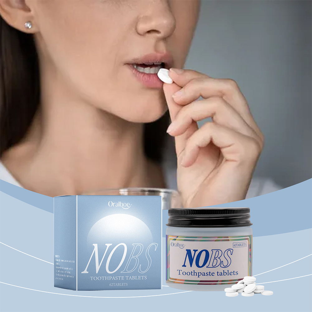 NOBS Toothpaste Tablets - Nano - Teeth Whitening With Baking Soda 评论和价格