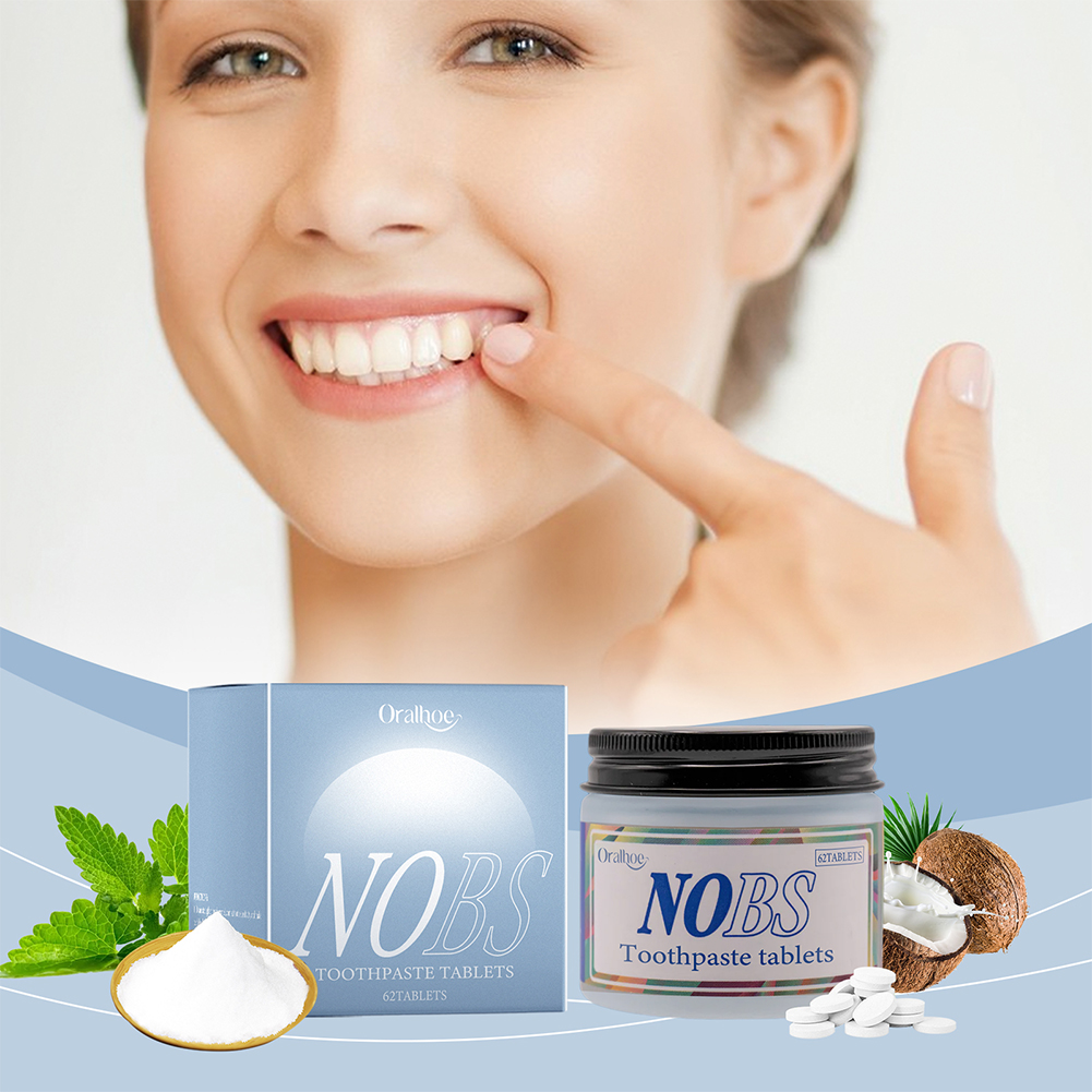 NOBS Toothpaste Tablets - Nano - Teeth Whitening With Baking Soda 评论和价格