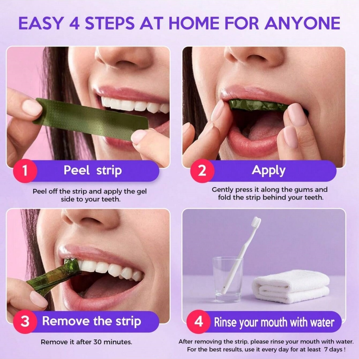 Deluxe Whitening Teeth Sticker - Teeth Whitening Quotes 评论和价格