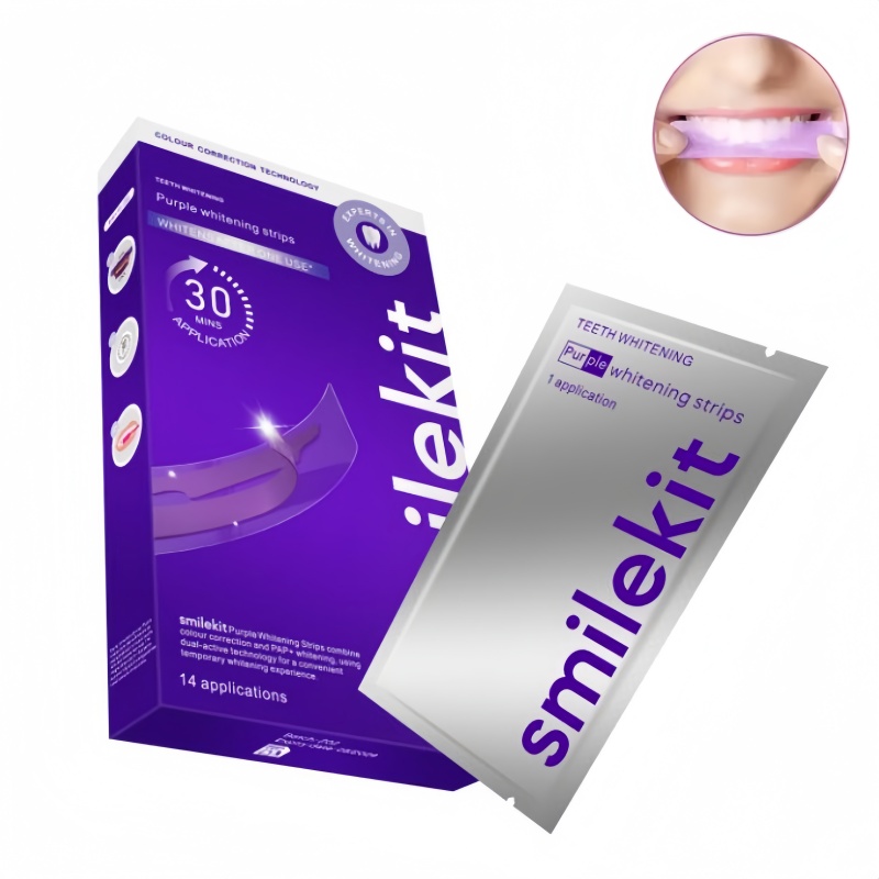 14 Pairs Purple Dental Strips  - Teeth Whitening Quotes 评论和价格