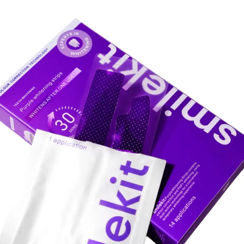14 Pairs Purple Dental Strips  - Teeth Whitening Quotes 评论和价格