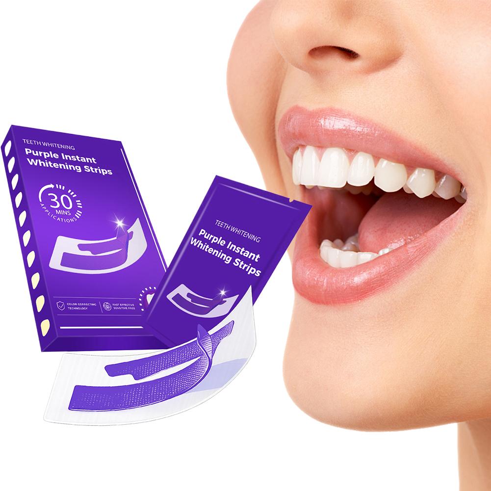42Pairs Purple Teeth Whitening - Teeth Whitening Quotes 评论和价格