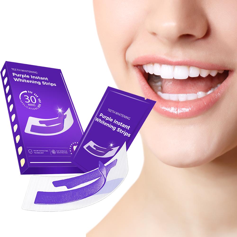 42Pairs Purple Teeth Whitening - Teeth Whitening Quotes 评论和价格