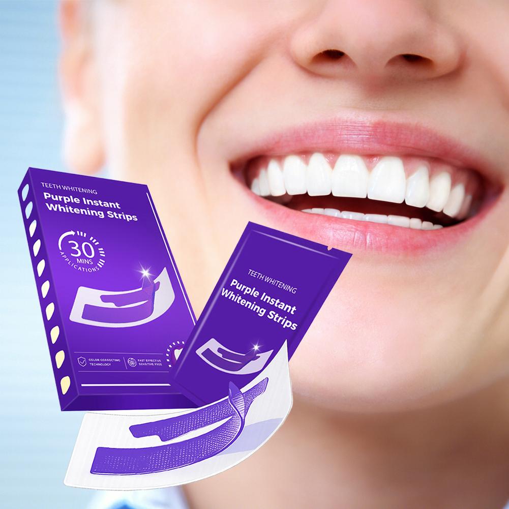 42Pairs Purple Teeth Whitening - Teeth Whitening Quotes 评论和价格