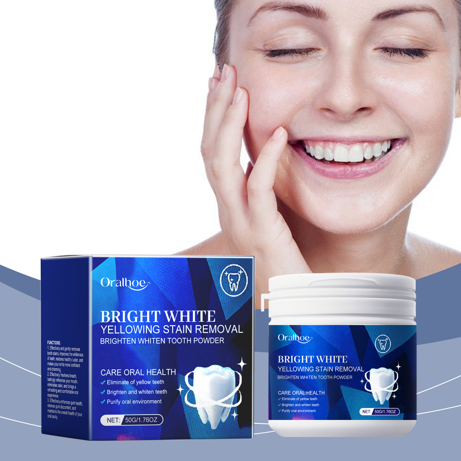 Teeth Whitening Powder Bleachi - Teeth Whitening With Baking Soda 评论和价格