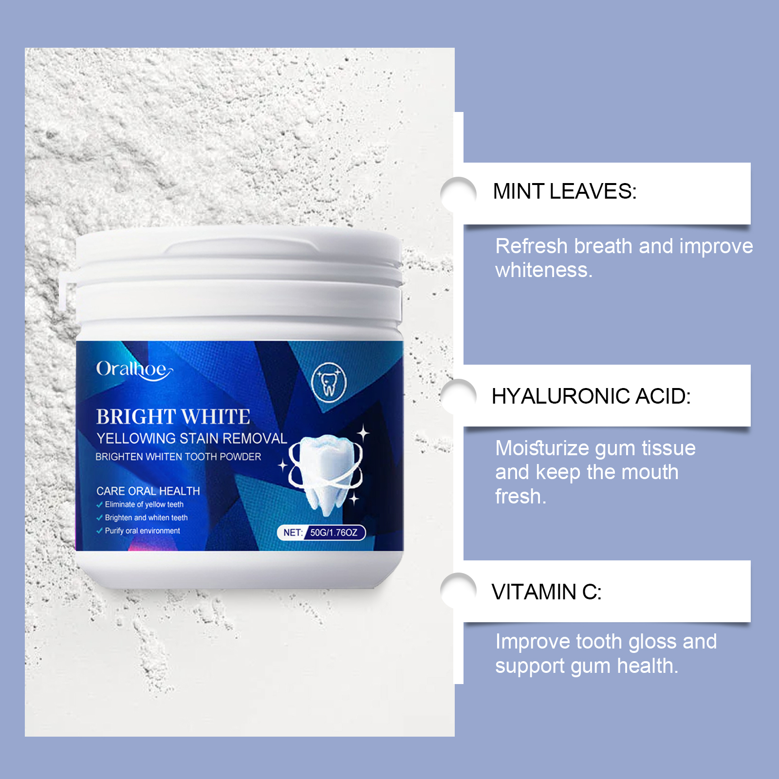 Teeth Whitening Powder Bleachi - Teeth Whitening With Baking Soda 评论和价格