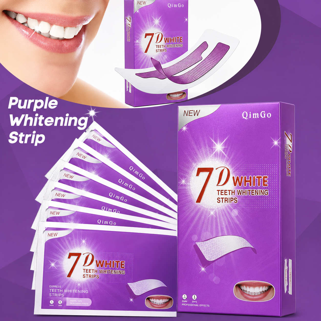 Purple Teeth Whitening Strip N - Teeth Whitening In Office 评论和价格