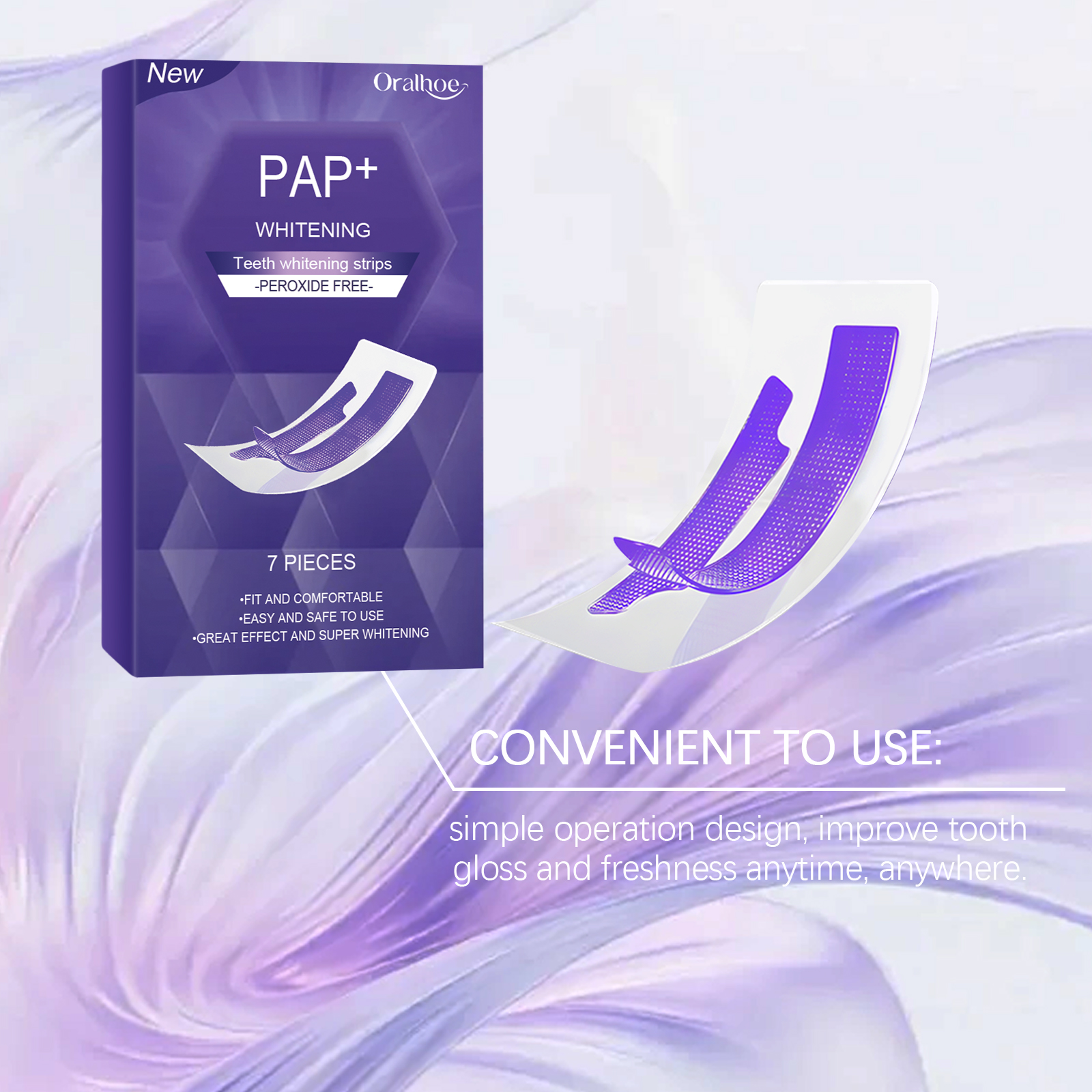 Purple Teeth Whitening Strips  - Teeth Whitening Quotes 评论和价格