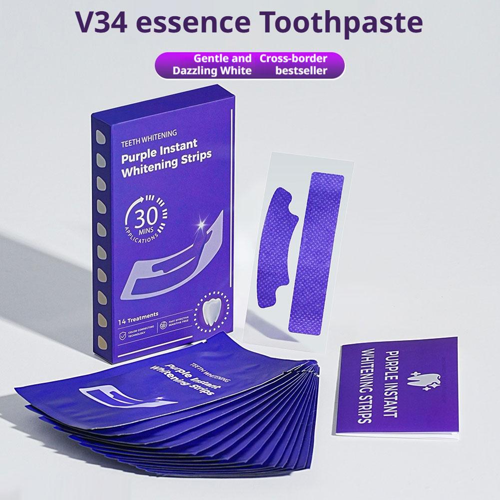 V34 Teeth Whitening Strips - E - Teeth Whitening In Office 评论和价格