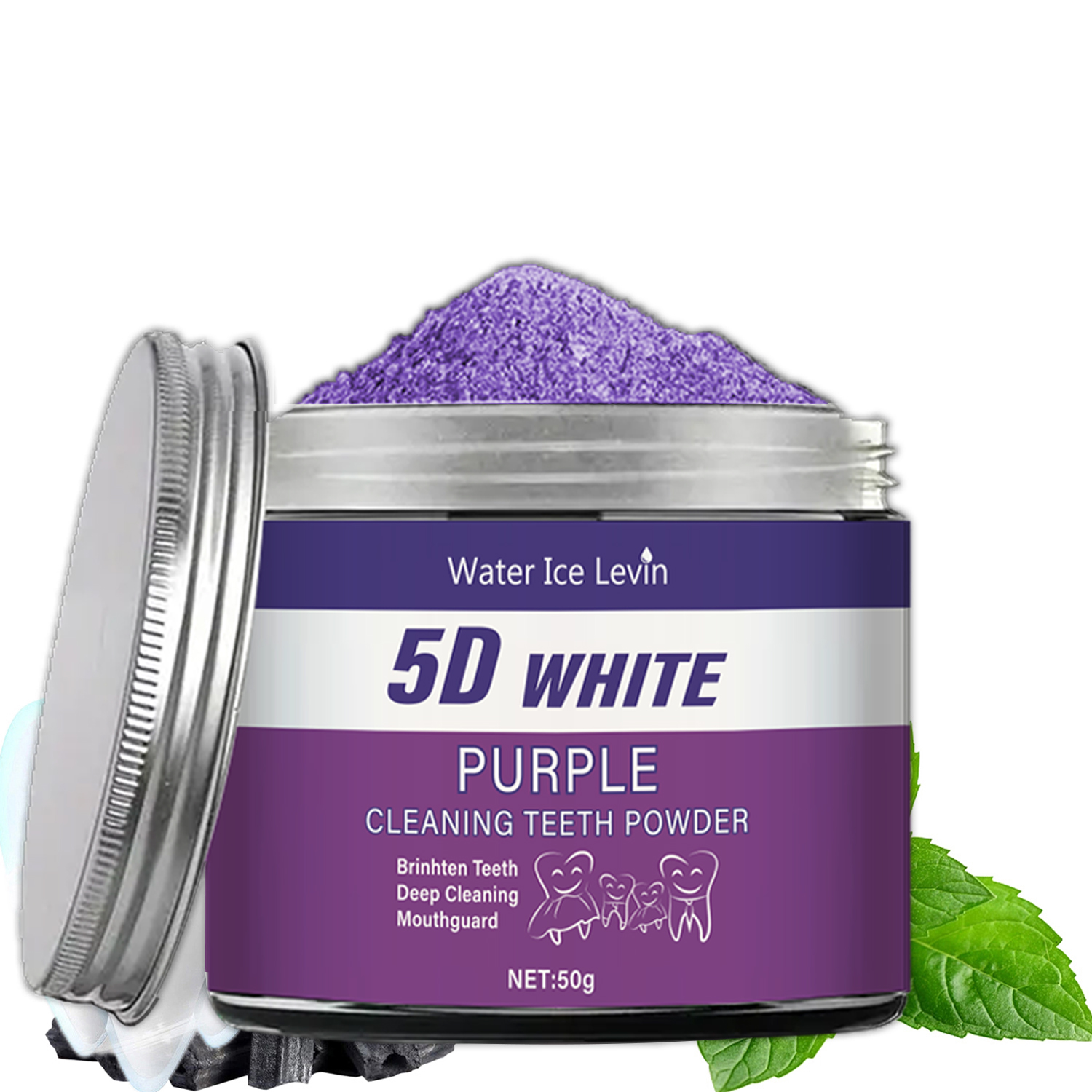 Purple Teeth Whitening Powder, - Teeth Whitening Co 评论和价格