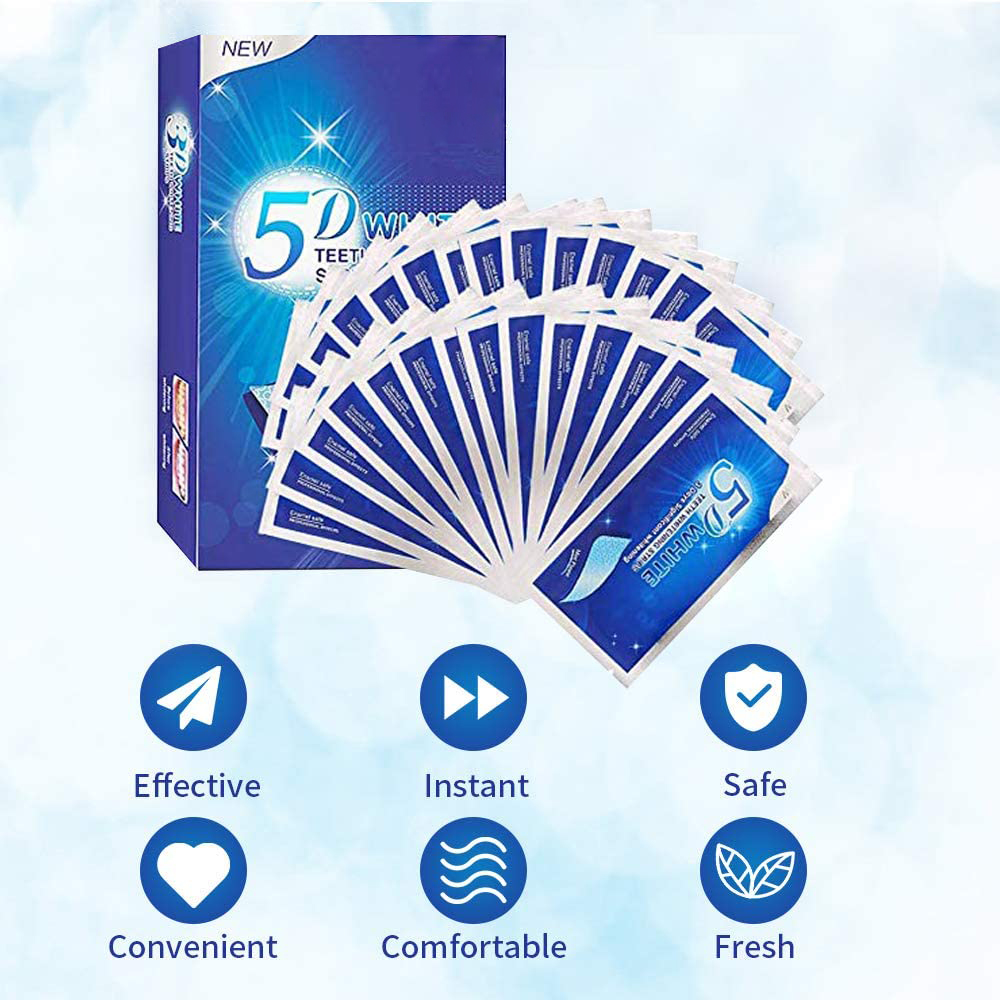 5D White Teeth Whitening Strip - Teeth Whitening Quotes 评论和价格