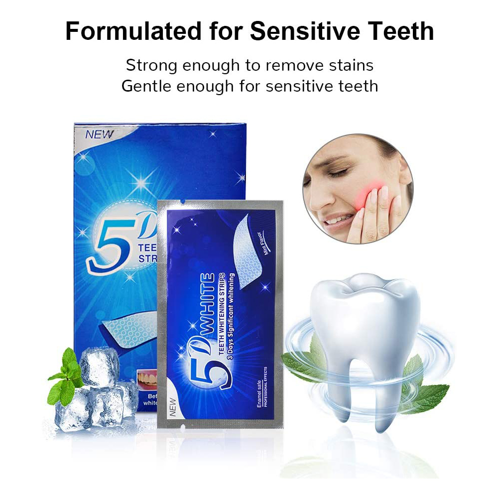 5D White Teeth Whitening Strip - Teeth Whitening Quotes 评论和价格
