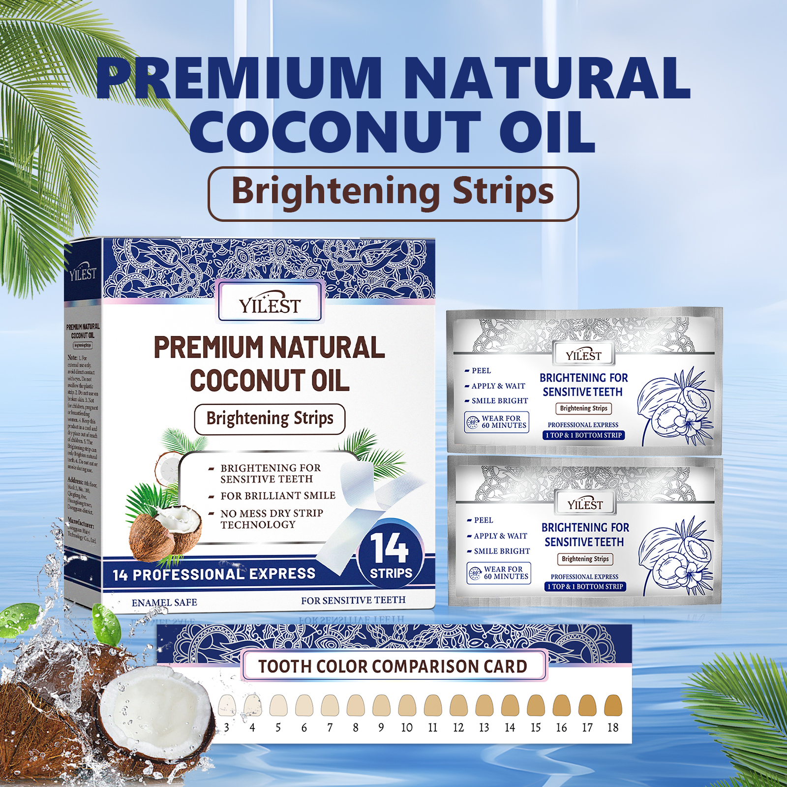 Teeth Whitening Strips 14pcs C - Teeth Whitening Quotes 评论和价格